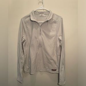 Vineyard Vines Performance Grid Fleece Half Zip Size Large